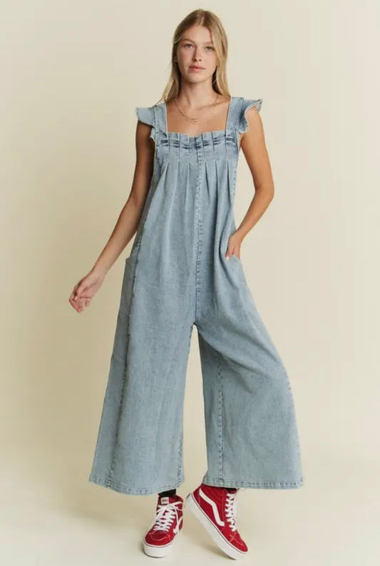 Denim jumpsuit